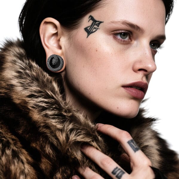 Punk Snake Ear Tunnels