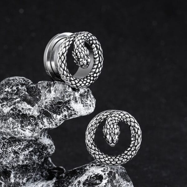 Punk Snake Ear Tunnels