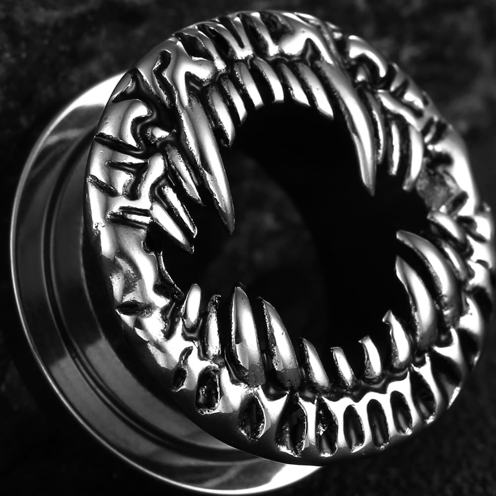 Monster Fangs Ear Tunnels - Image 5
