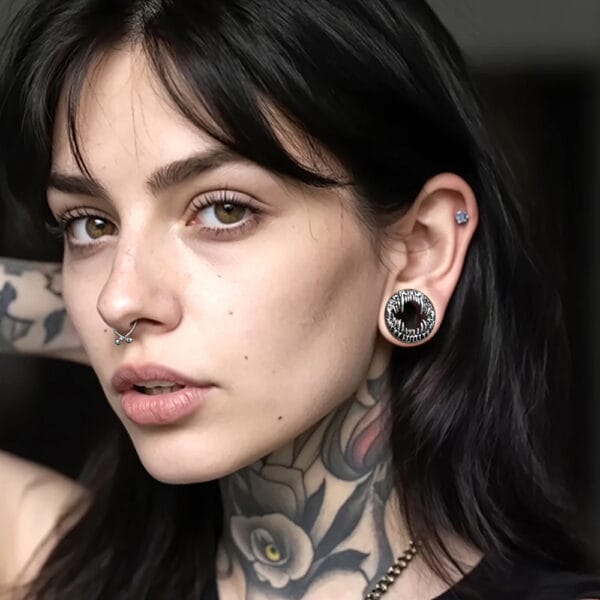 Monster Fangs Ear Tunnels