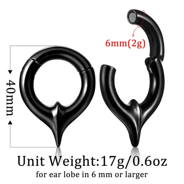 Waterdrop Ear Hangers