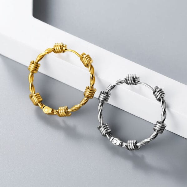 Hoop Knot Earrings