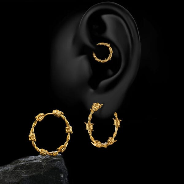 Hoop Knot Earrings