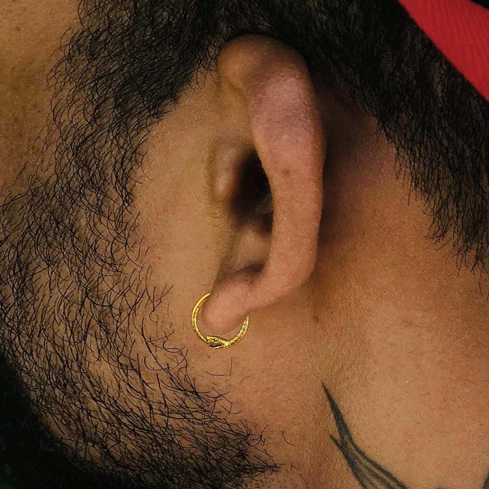 Ouroboros Septum Clicker Nose Rings - Image 4