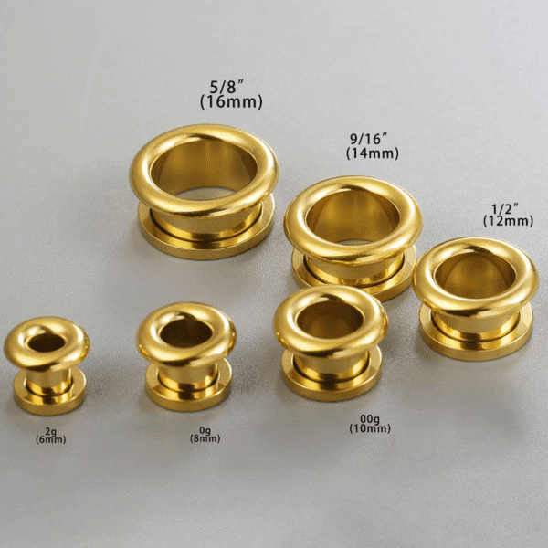 Screw Fit Ear Gauges