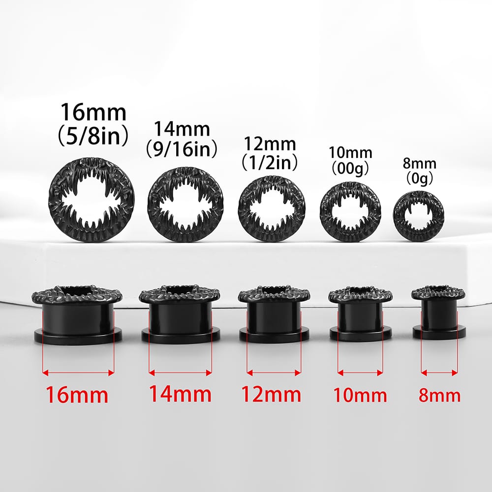 Monster Fangs Ear Tunnels - Image 6