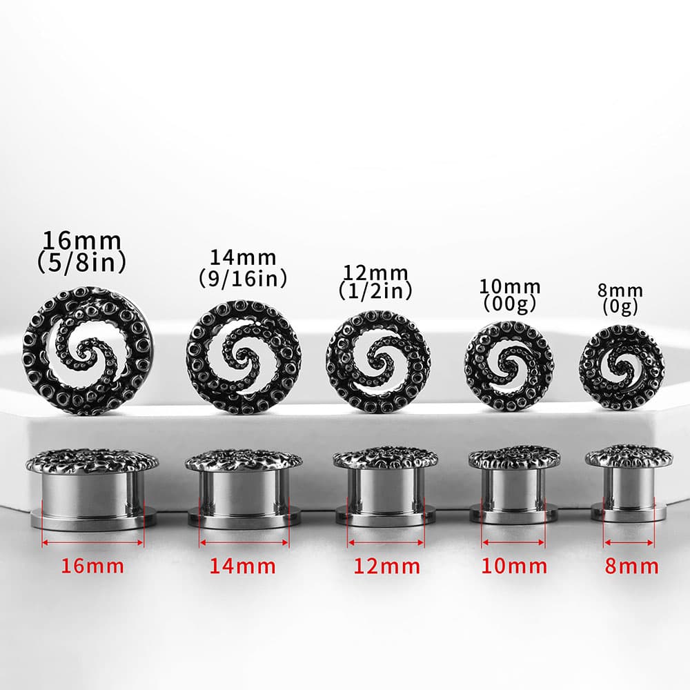 Octopus Tentacles Ear Gauges - Image 6