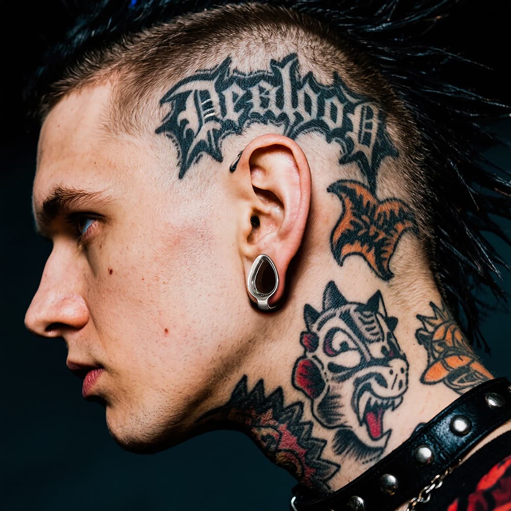 Waterdrop Lobe Cuff Ear Gauges - Image 4