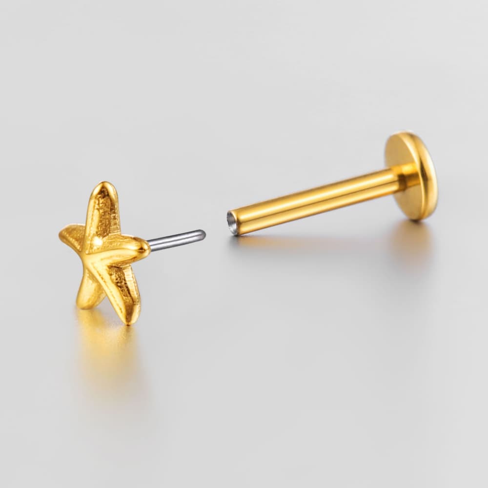 Star Labret Stud - Image 4