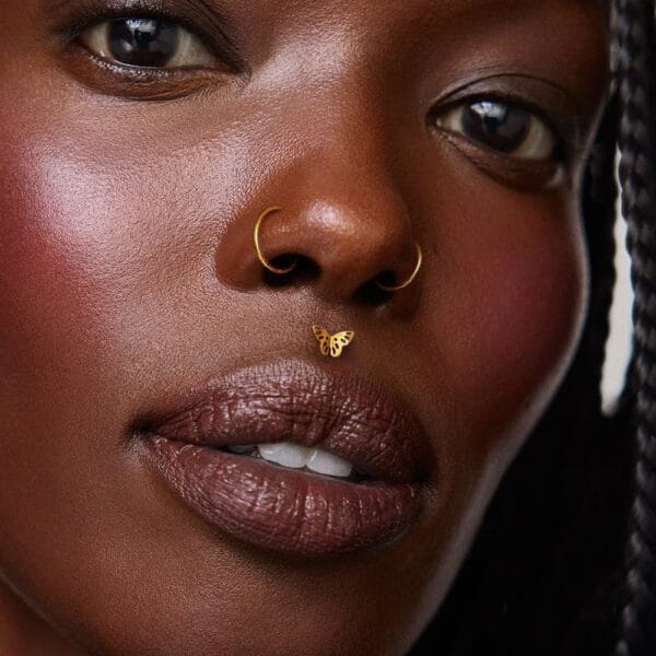 Butterfly Labret Stud