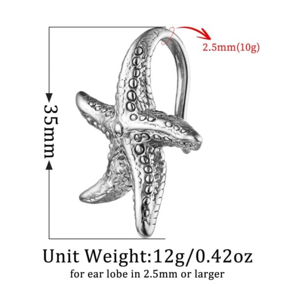 Starfish Ear Weights Hangers