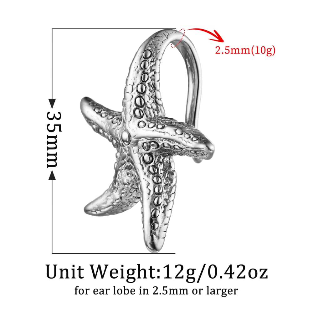 Starfish Ear Weights Hangers - Image 6