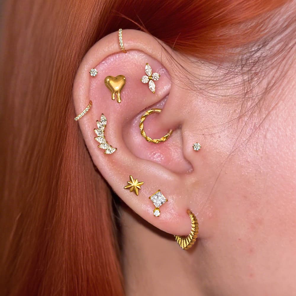 Gorgeous CZ Flat Back Studs - Image 4