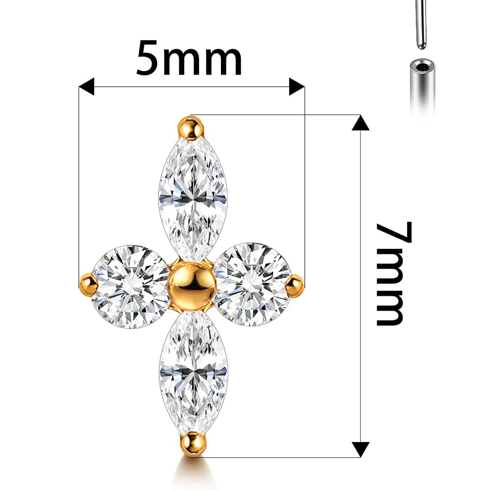 Gorgeous CZ Flat Back Studs - Image 6