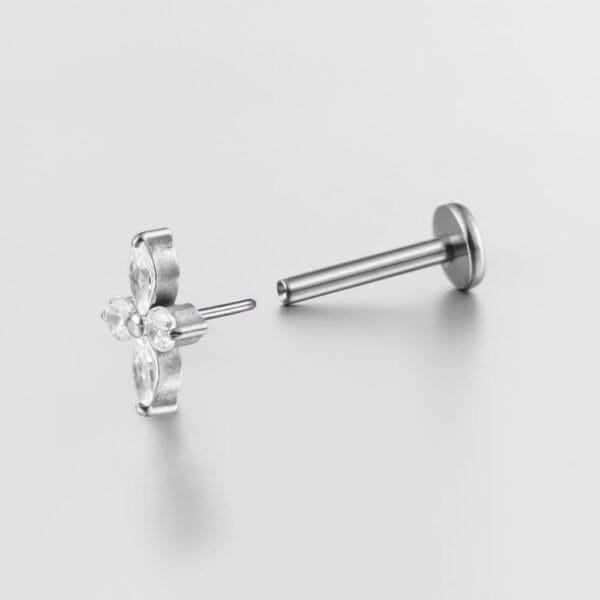 Gorgeous CZ Flat Back Studs