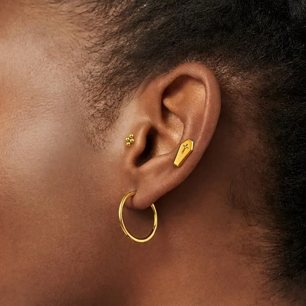 Coffin Threadless Flat Back Studs - Image 4