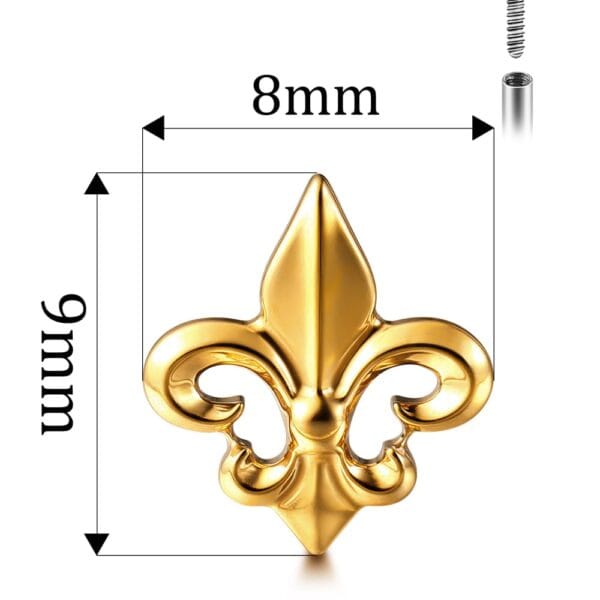 Iris Flat Back Studs