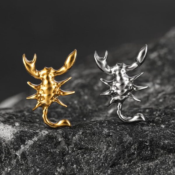 4029-ALL (5) Scorpion Internal Thread Flat Back Studs