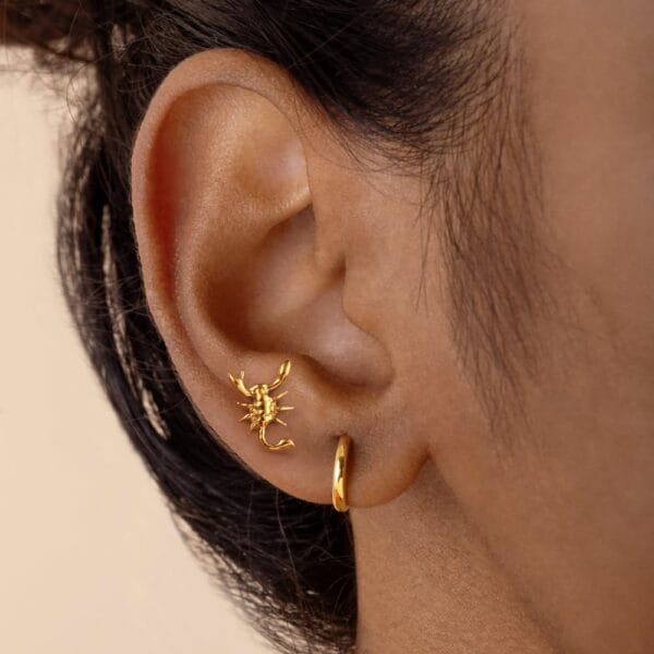 Scorpion Internal Thread Flat Back Studs