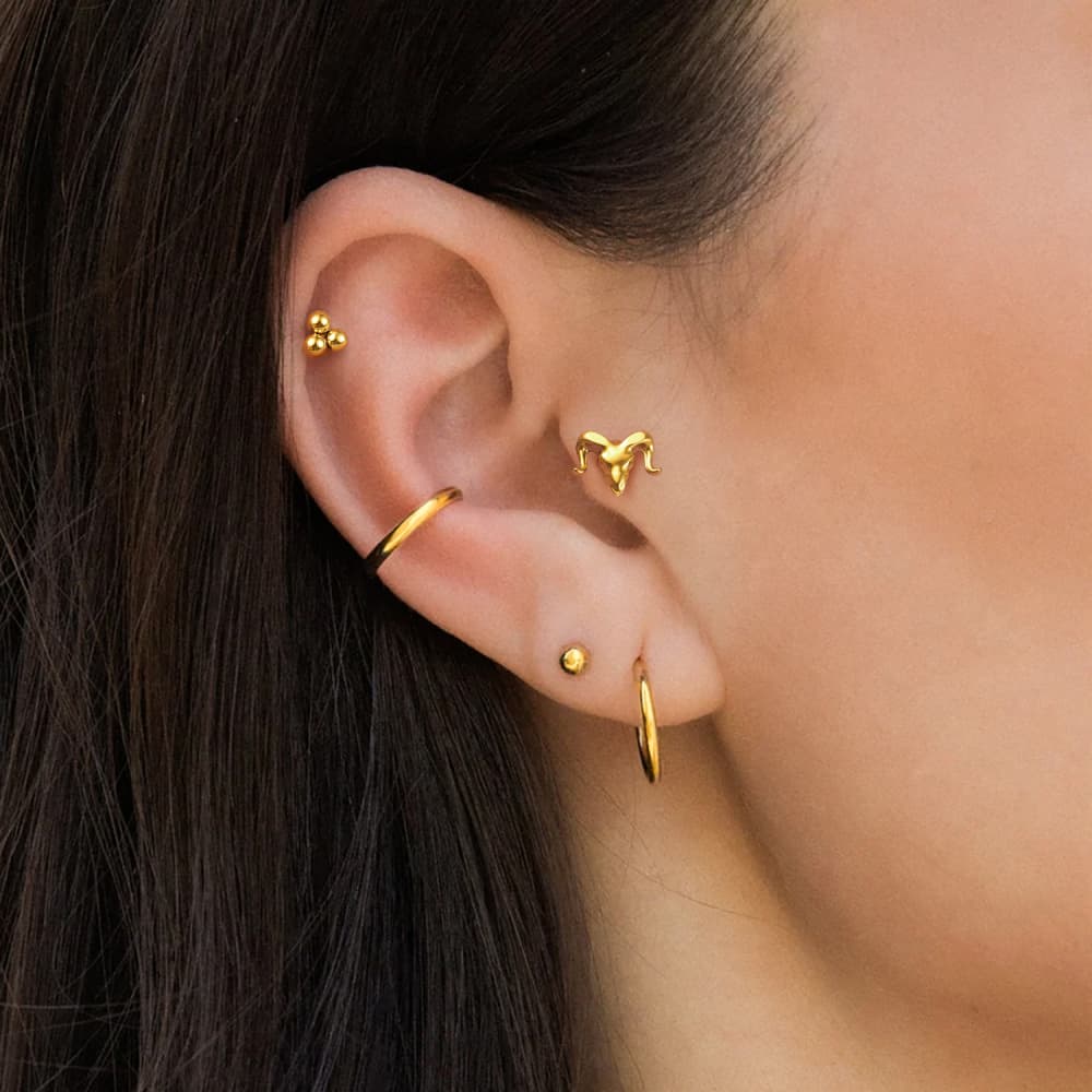 Sheep Internal Thread Flat Back Studs - Image 2