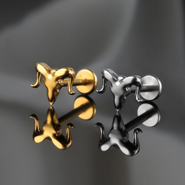 Sheep Internal Thread Flat Back Studs