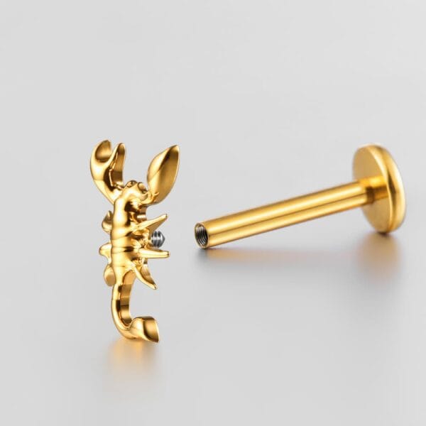 Scorpion Internal Thread Flat Back Studs