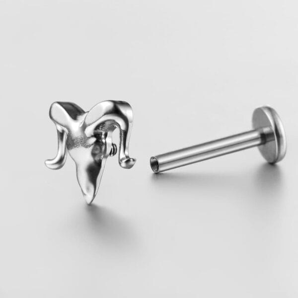 Sheep Internal Thread Flat Back Studs
