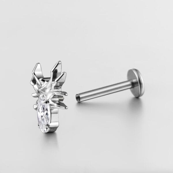 Spider Internal Thread Flat Back Studs