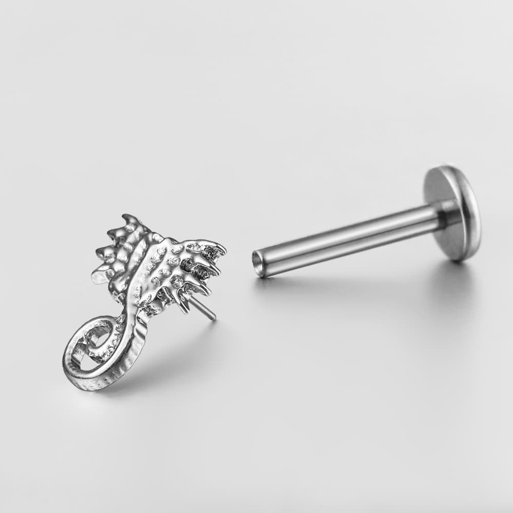 Facehugger Threadless Labret Flat Back Studs - Image 5