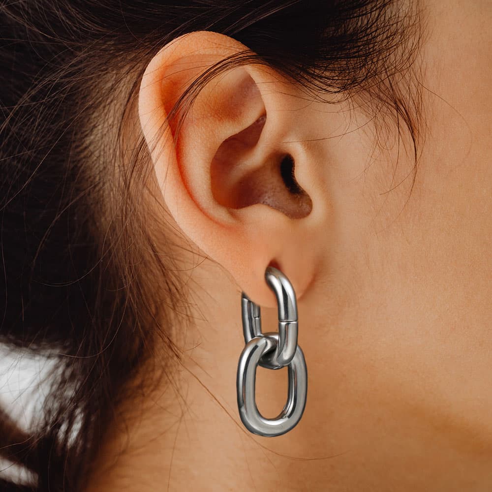 Smooth Chain Ear Hangers - Image 2