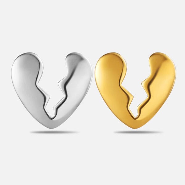 Broken Heart Ear Gauges
